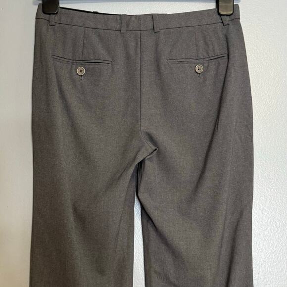 Theory Grey Virgin Wool Hartsdale Crop Trouser Dress Pants 2 - Picture 6 of 6